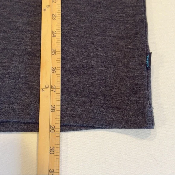 Kuhl Team Merino 1/4 Zip Pullover Mens XL Gray 100% Aeroknit Merino Wool NWOT - Picture 13 of 14